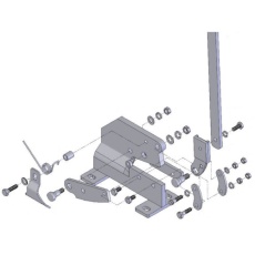 【P1022】TRUSCO 板金用切断機レバーシャP-1用部品 NO.22平ワッシャー