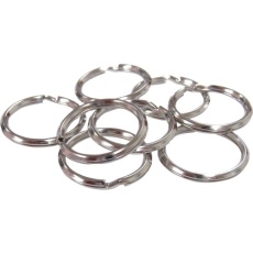 【P-120】ニッサチェイン ニッケルキーリング32mm(3個入)