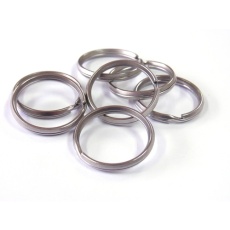 【P-221】ニッサチェイン ステンレスキーリング 25mm(3個入)