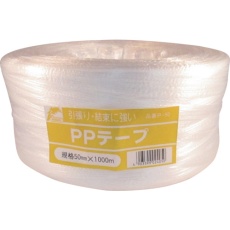 【P-50】荷造り紐 PPゴールド平テープ 50mm×1000m