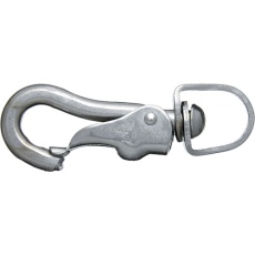 【P-668】ニッサチェイン ステンレスゴールドスナップ 63mm(1個入)