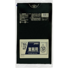 【P-77】ジャパックス 業務用ポリ袋 70L黒10枚 厚み0.050mm