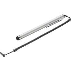 【PDA-PEN25SV】SANWA スマートフォン&タブレット用タッチペン(シルバー)