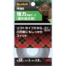 【PK-OKR】3M スコッチ 強力両面テープ 屋外掲示用 12mm×1m