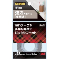 【PK-TYTR】3M スコッチ 強力両面テープ 多用途 12mm×1m
