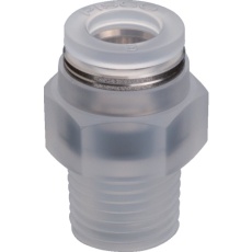 【PPC3/8-02】PISCO ワンタッチ継手 チューブフィッティングPP/SUS304