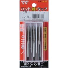 【P-S-HT-NO.12NC24-S】IS パック入 SKSハンドタップ ユニファイねじ・並目 【3本組】 NO、12NC24 (3本入)