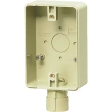 【PVR16-BC1GJ】未来 露出スイッチボックス(防水コンセント用)〈コネクタ付〉