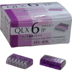 【QLX-6-JP-PCL】JAPPY 差込形電線コネクタ クイックロック 極数6