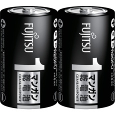 【R20PU(2S)】FDK マンガン 黒 単1形 (2本入)