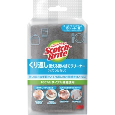 【RDS-15-H】3M スポンジ スコッチブライト 繰り返し使える使い捨てクリーナー(ヘッダー付) RDS-15-H