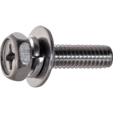 【S290-1235】TRUSCO 十字穴付六角組込ボルト P=3 ステンレス M12X35 (1本入り)