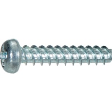 【S404-2306】TRUSCO ナベ頭低トルクねじ Pタイプ 三価白 M2.3X6 (50本入り)