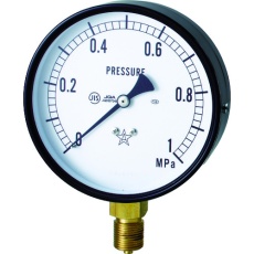 【S-41-0.1MP】右下 スター (圧力計)(A枠立型・φ100) 圧力レンジ0.0～0.10MPa