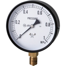【S-41-1.6MP】右下 スター (圧力計)(A枠立型・φ100) 圧力レンジ0.0～1.60MPa