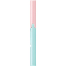 【SC-130P-PC/M】PLUS 34573)ハサミ フィットカットカーブ 携帯はさみ ツイッギー ピーチ×ミント