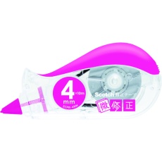 【SCPD-4NN】3M スコッチ 修正テープ微修正 4mmX10m ピンク