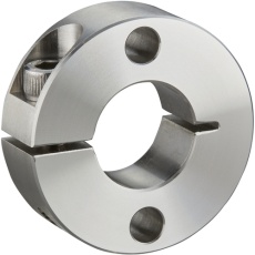 【SCS1215SP2】IWATA スタンダードスリットカラー 2穴付 SUS304 内径12mm 総幅15mm