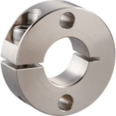 【SCS2515MP2】IWATA スタンダードスリットカラー 2穴付 無電解ニッケルメッキ 内径25mm 総幅15mm