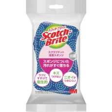 【SDS-02KB】3M スコッチ・ブライト スクラブドット清潔スポンジ(ブルー)