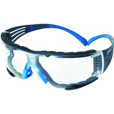 【SF401SGAF-BLU-F】3M セキュアフィット 保護めがね クリア SF401SGAF-BLUーF ガスケット付