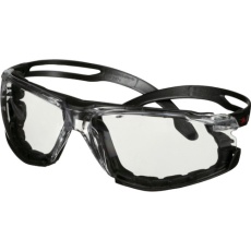 【SF501SGAF-BLK-F】3M セキュアフィット保護めがね SF501SGAFーBLKーF クリア ガスケット付