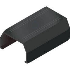 【SFMJC2W】マサル ニュー・エフモール付属品 ジョイントカバー 2号 ブラック
