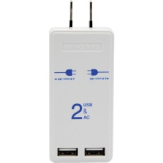 【SK-SMT2.4A】STARLIGHT USBポート付モバイルタップ2個口2ポート2.4A