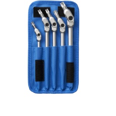 【SP5-IC-18】BONDHUS ヘックスローブレンチ HEX PRO ピボットヘッド トルクスレンチセット 5本組(T40-T55) No.00018