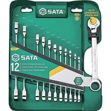 【ST09066-02】SATA クイックラチェットコンビネーションレンチセット(12点)