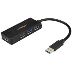 【ST4300MINI】StarTech USBハブ/USB 3.0/USB-A - 4x USB-A/ACアダプター付属/ブラック