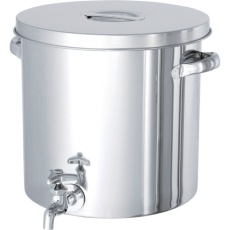【ST-W-30】MONOVATE ステンレスタンク ストレート貯蔵用タンク(蛇口付) 20L