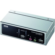 【SW-KVM2HVCN】SANWA USB・PS/2コンソール両対応パソコン自動切替器(2:1)