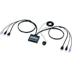 【SW-KVM2WHU】SANWA HDMI対応手元スイッチ付きパソコン自動切替器(2:1)