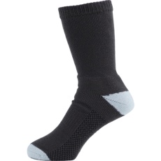 【SWNC118L】靴下 ASHITOMO WORKING SOCKS 長靴専用 先丸クルー ダークブラウン 1足組 L(27ー29cm)