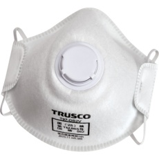 【T97-DS2V】TRUSCO 高密着 使い捨て式防じんマスク DS2 排気弁つき(10枚入)