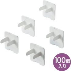 【TAP-CAP3P100】SANWA 電源タップ用コンセントキャップ ホワイト 26×17×28mm 100個入