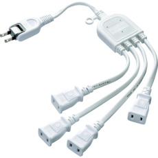 【TAP-EX4WN】SANWA ACアダプタ専用電源延長コード