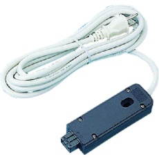 【TAP-ME8101TJ3】SANWA 15Aコンセントバー用コネクタ(VCTFコード3m耐トラッキングプラグ付)