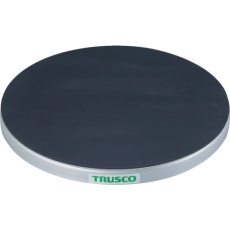 【TC40-10G】TRUSCO 回転台 100Kg型 φ400 ゴムマット張り天板