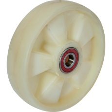 【THP30511611-HA20050】TRUSCO THP30511、612用ステアリングホイールアッセンブリーφ200×50 ベアリング入りナイロンキャスター