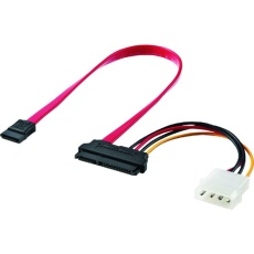 【TK-PWSATA7-03】SANWA 電源コネクタ一体型SATAケーブル(0.3m)