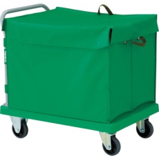 【TP-902-THB】TRUSCO 樹脂台車 グランカート 蓋付ハンドトラックボックス付 900X605