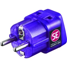 【TR-AD13】SANWA 海外電源変換アダプタエレプラグW-SE(ドイツ・フランス)