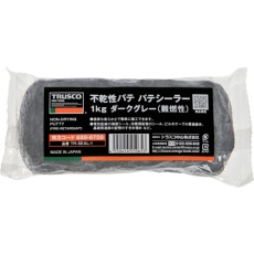 【TR-SEAL-1】TRUSCO 不乾性パテ パテシーラー 1kg ダークグレー(難燃性)