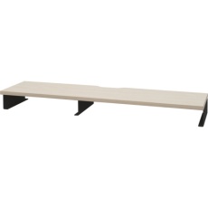 【TSLDR-950NAA-BK】TRUSCO 机上ラック ホワイトナチュラル天板 黒脚 幅950