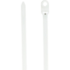 【TY35M】TY-Rap 結束バンド パネル固定用 標準 ナチュラル色 取付穴径5.1mm 幅4.7×長さ199mm 1000本入り