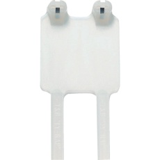 【TY46MD】TY-Rap マーキングタイ 識別タグ連結 標準 ナチュラル色 ラベル寸法29.7×27mm 幅4.8×長さ184mm 500本入り