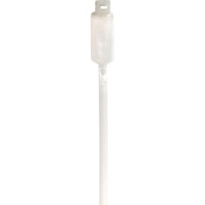 【TY48M】TY-Rap マーキングタイ 識別タグ連結 標準 ナチュラル色 ラベル寸法13.1×57.2mm 幅4.8×長さ360mm 1000本入り