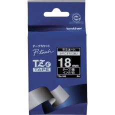 【TZE-345】brother Tzeテープ 白文字/黒地/18mm